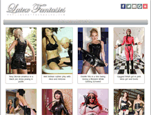 Tablet Screenshot of latex-fantasies.com